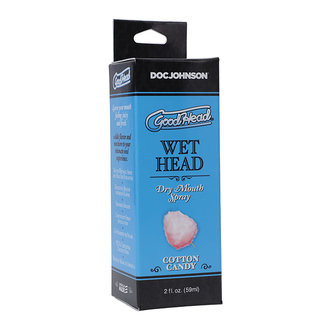 DOC JOHNSON GOODHEAD WET HEAD DRY MOUTH SPRAY COTTON CANDY 2 OZ