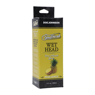 DOC JOHNSON GOODHEAD WET HEAD DRY MOUTH SPRAY PINEAPPLE 2 OZ