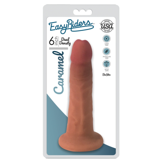 EASY RIDERS EASY RIDERS 6" SLIM BIOSKIN DONG CARAMEL