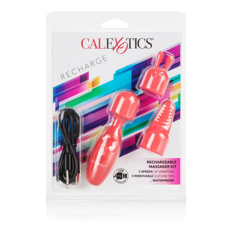 CALIFORNIA EXOTIC RECHARGEABLE MASSAGER KIT