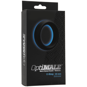 DOC JOHNSON OPTIMALE - C-RING 45 MM SILICONE - BLACK