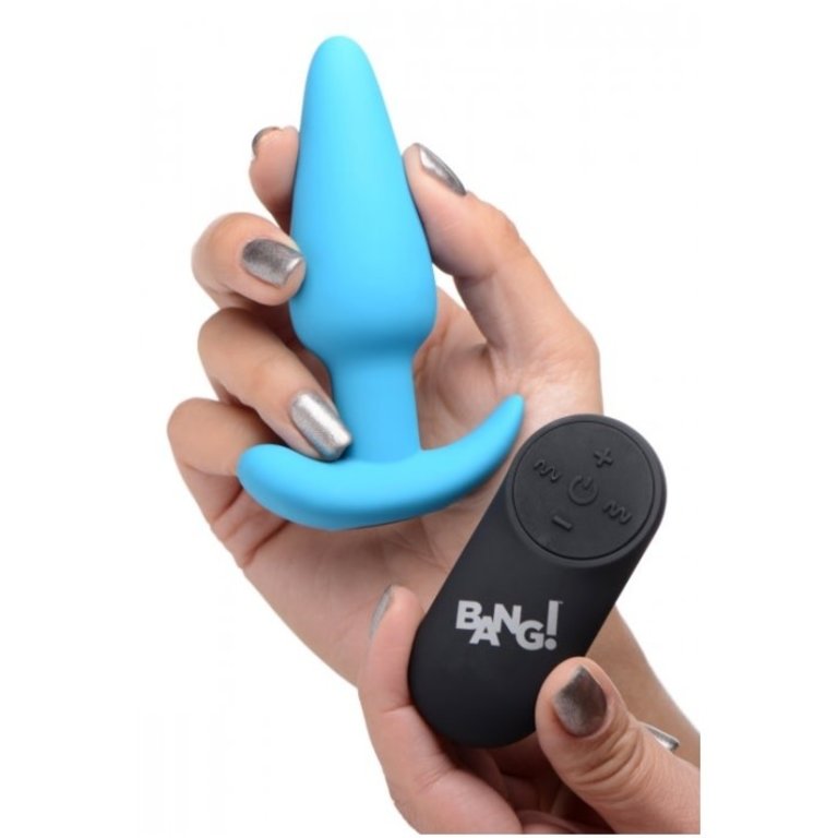 XR BRANDS BANG! 21X BUTT PLUG W/ REMOTE