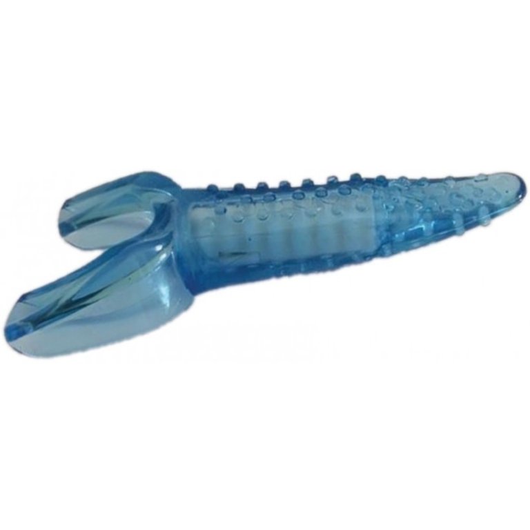 HOTT PRODUCTS VIBRATING TONGUE WITH MOTOR BLUE