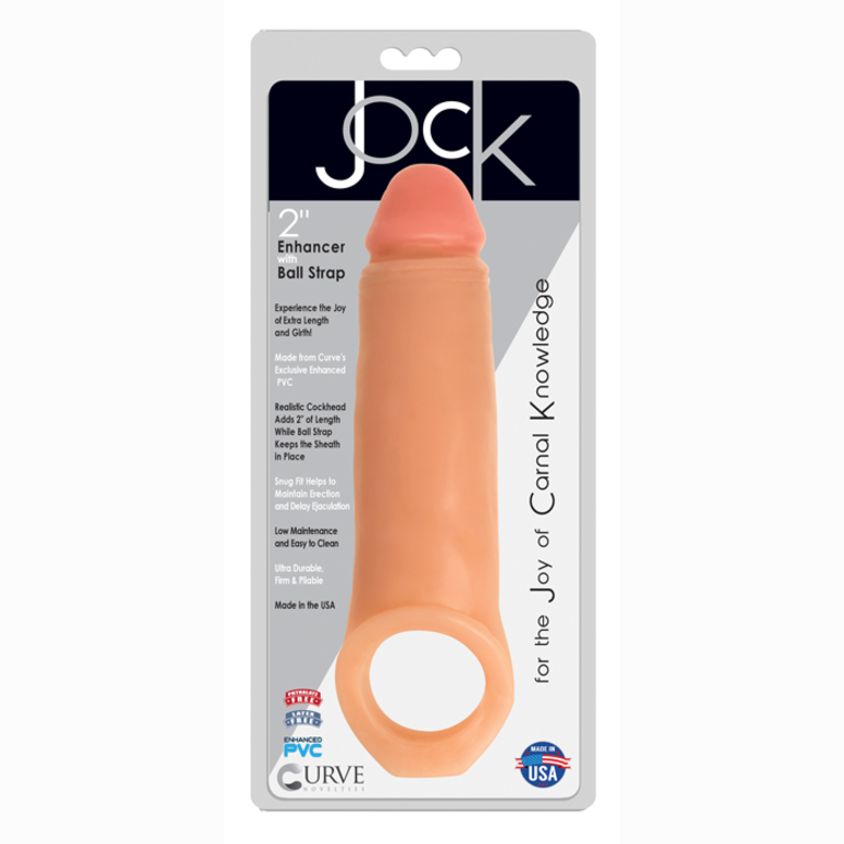 JOCK JOCK 2IN VANILLA ENHANCER WITH BALL STRAP
