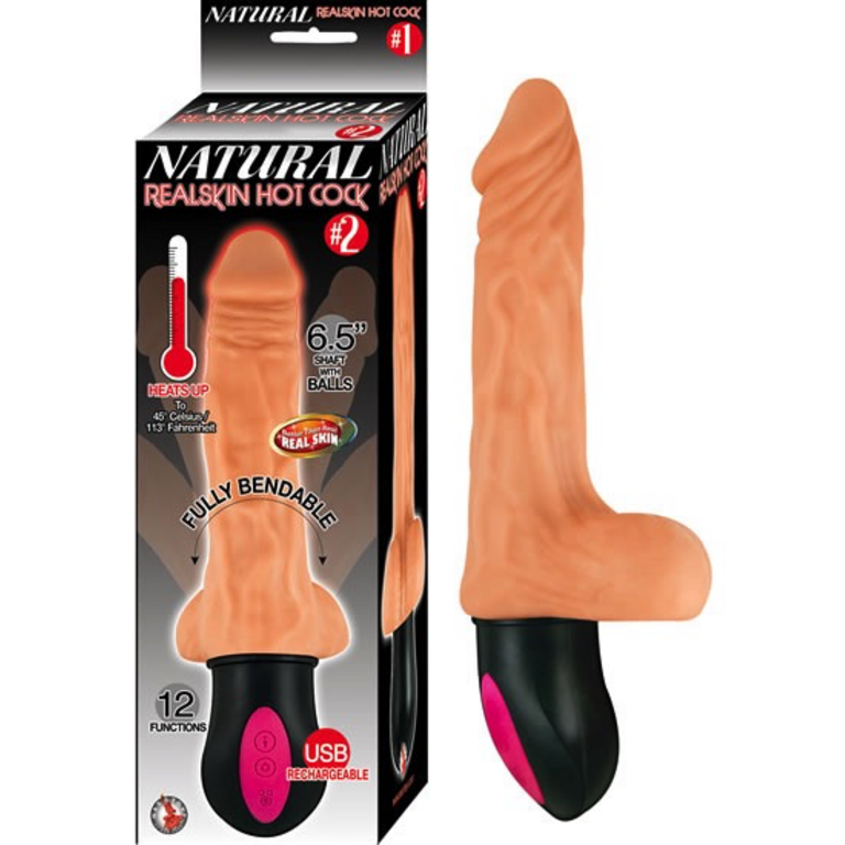 NASS TOYS NATURAL REALSKIN HOT COCK #2-FLESH