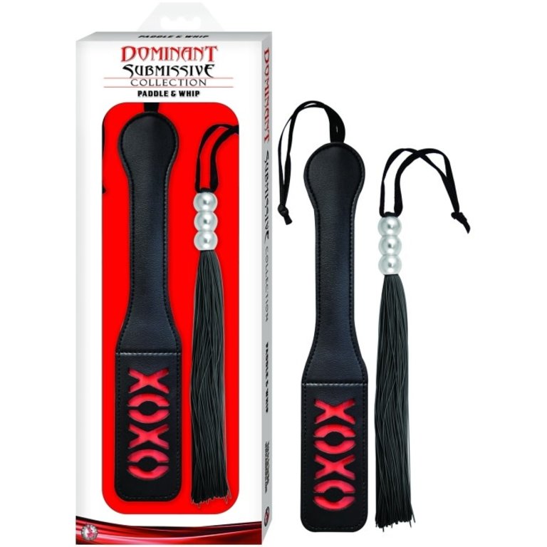 NASS TOYS DOMINANT SUBMISSIVE COLLECTION PADDLE & WHIP