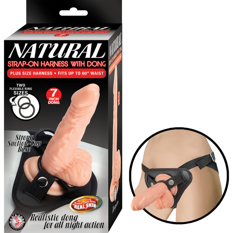 NASS TOYS NATURAL STRAP-ON HARNESS W/ DONG