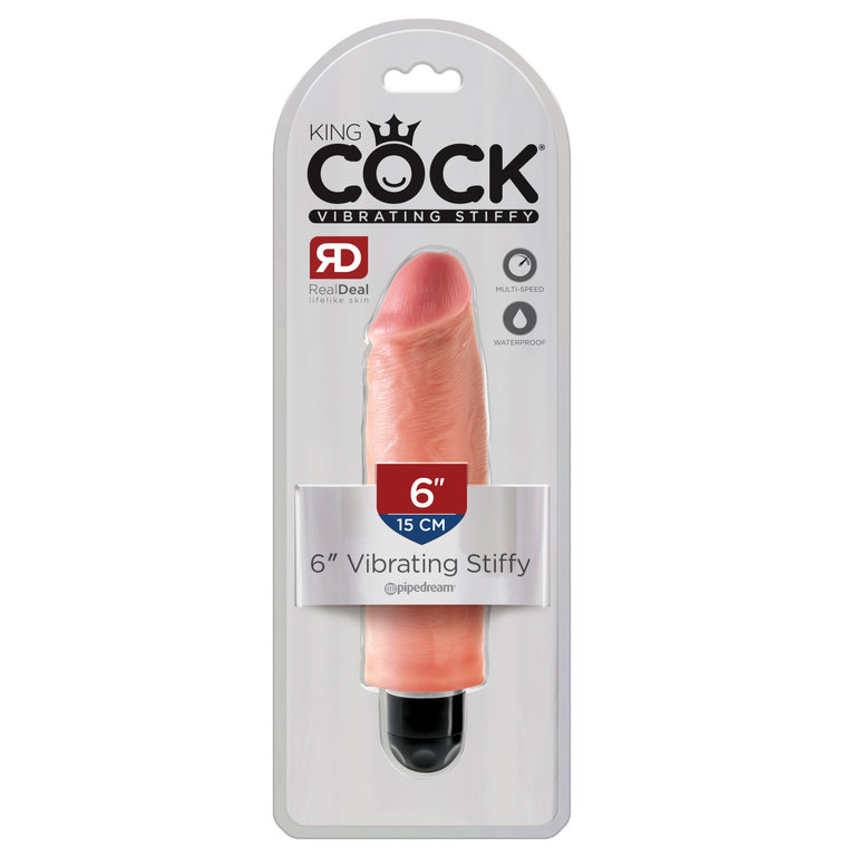 PIPEDREAM KING COCK 8 IN VIBRATING STIFFY LIGHT