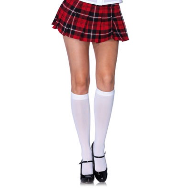 LEG AVENUE NYLON KNEE HIGHS