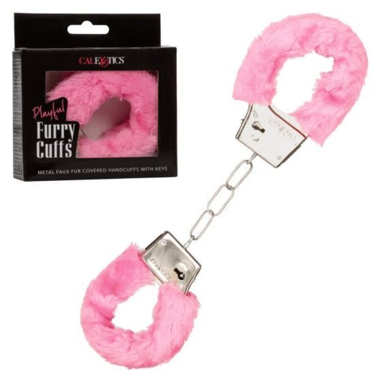 CALIFORNIA EXOTIC PLAYFUL FURRY CUFFS PINK