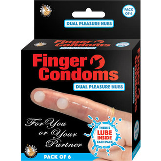 NASS TOYS FINGER CONDOMS 6 PER BOX