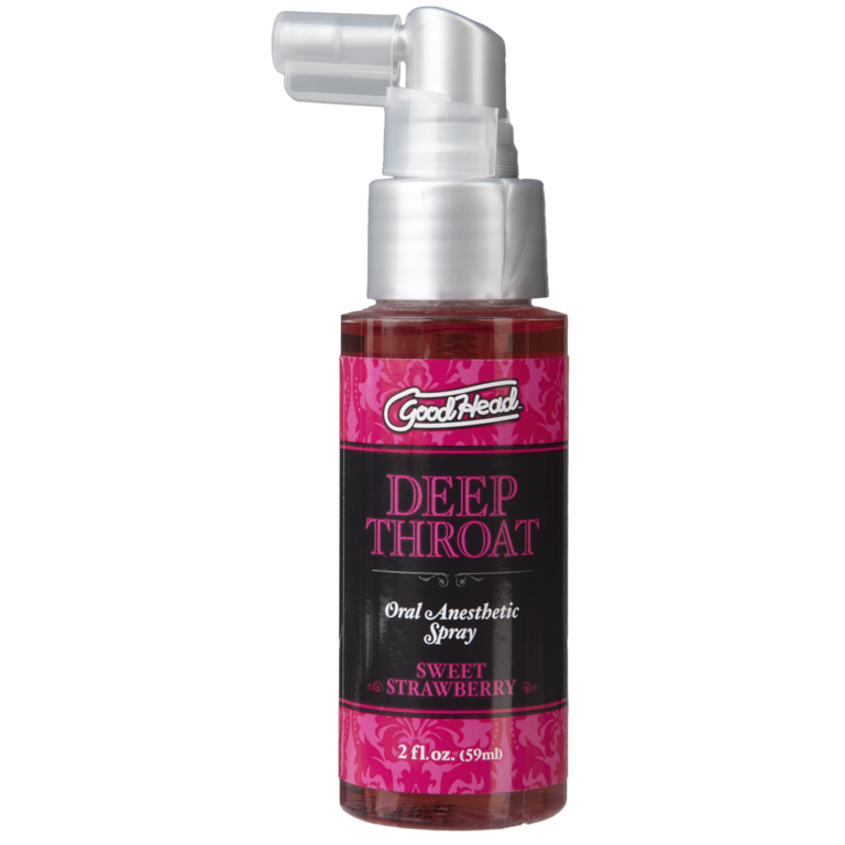 DOC JOHNSON GOODHEAD DEEP THROAT SPRAY STRAWBERRY 2 OZ