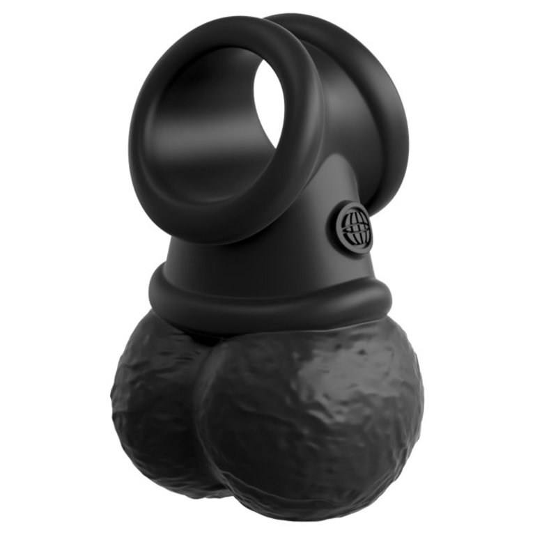 PIPEDREAM KING COCK ELITE SWINGING SILICONE BALLS - BLACK