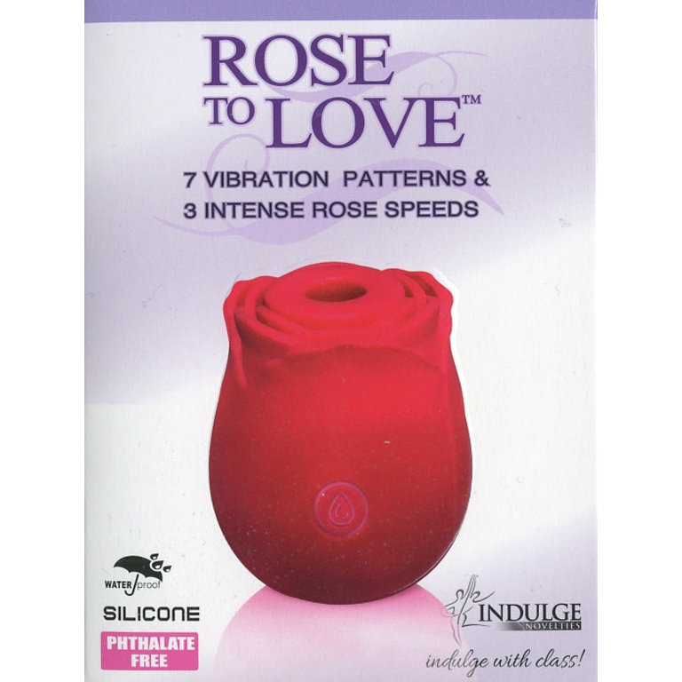 INDULGE TOYS ROSE TO LOVE SUCTION