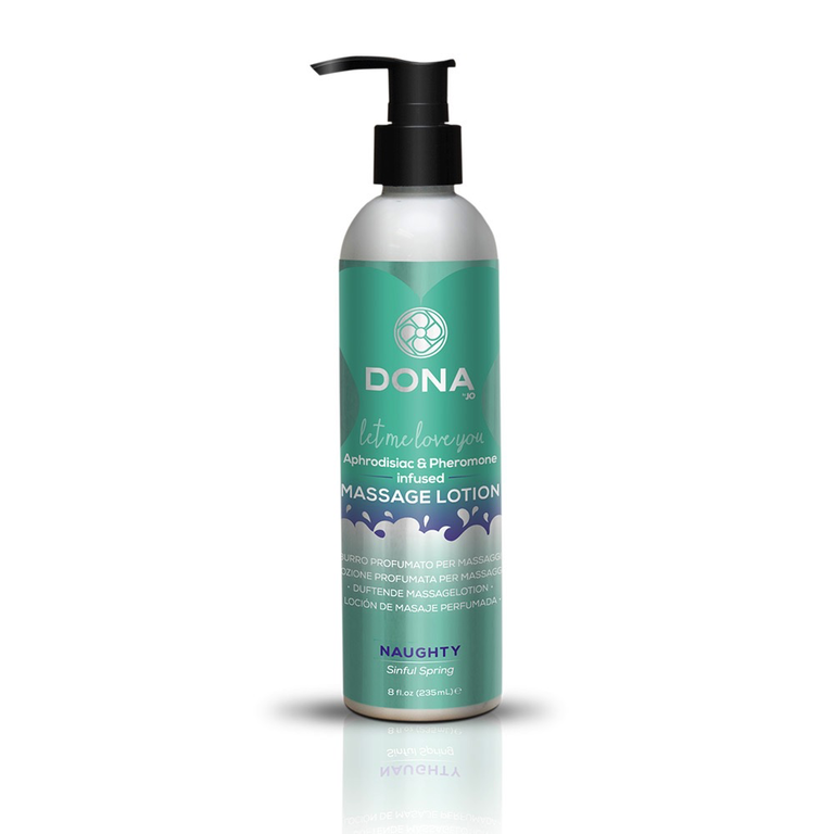 SYSTEM JO DONA MASSAGE LOTION NAUGHT SINFUL SPRING 8 OZ