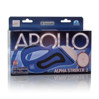 CALIFORNIA EXOTIC APOLLO ALPHA STROKER BLUE