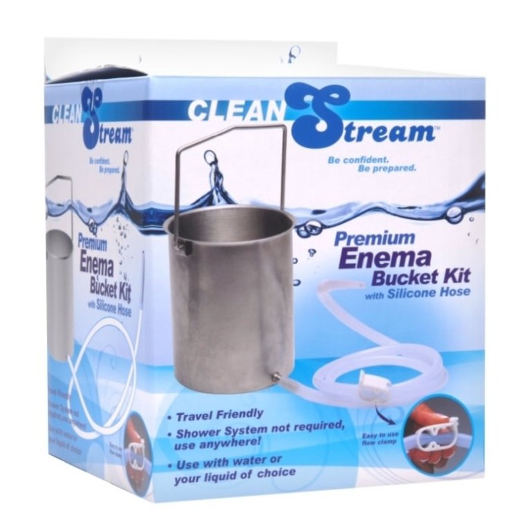 XR BRANDS CLEANSTREAM ENEMA BUCKET WITH HOSE