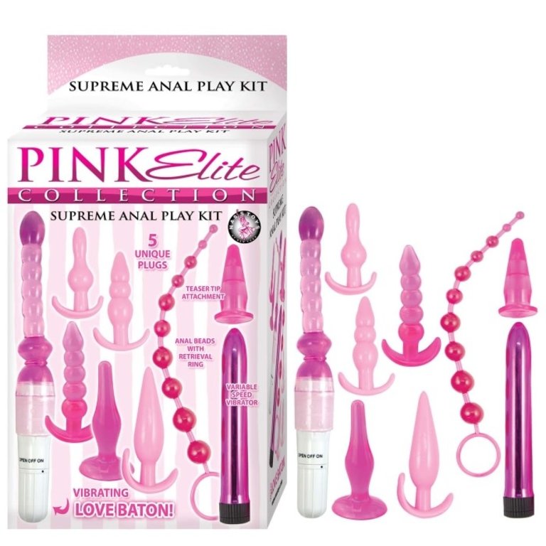 NASS TOYS PINK ELITE COLLECTION SUPREME ANAL PLAY KIT