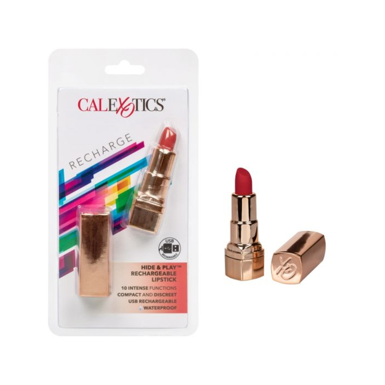 CALIFORNIA EXOTIC HIDE & PLAY RECHARGEABLE LIPSTICK