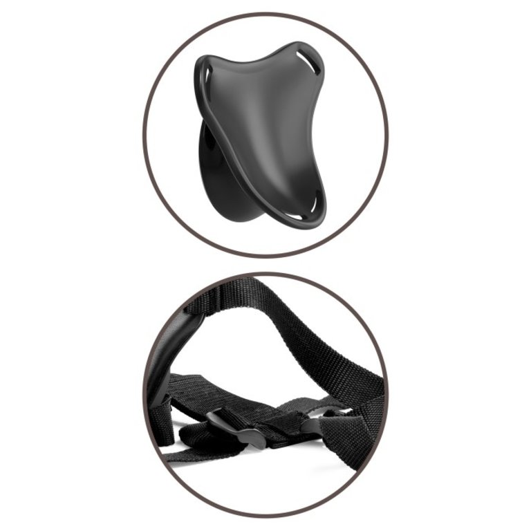 PIPEDREAM KING COCK ELITE BEGINNERS BODY DOCK STRAP-ON HARNESS