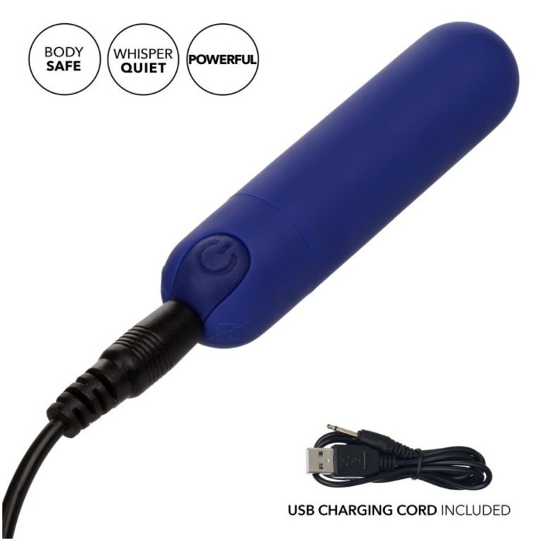 CALIFORNIA EXOTIC RECHARGEABLE HIDEAWAY BULLET - BLUE