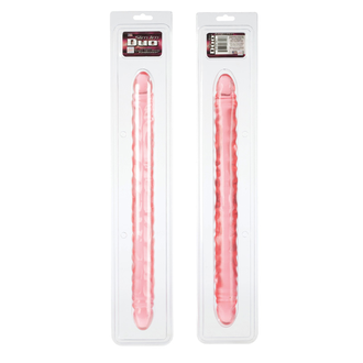 CALIFORNIA EXOTIC SLIM JIM DUO 17IN DONG TRANSLUENCE