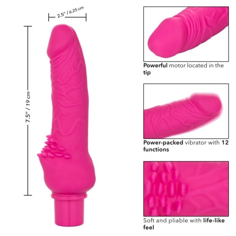 CALIFORNIA EXOTIC RECHARGEABLE POWER STUD CLITERRIFIC PINK
