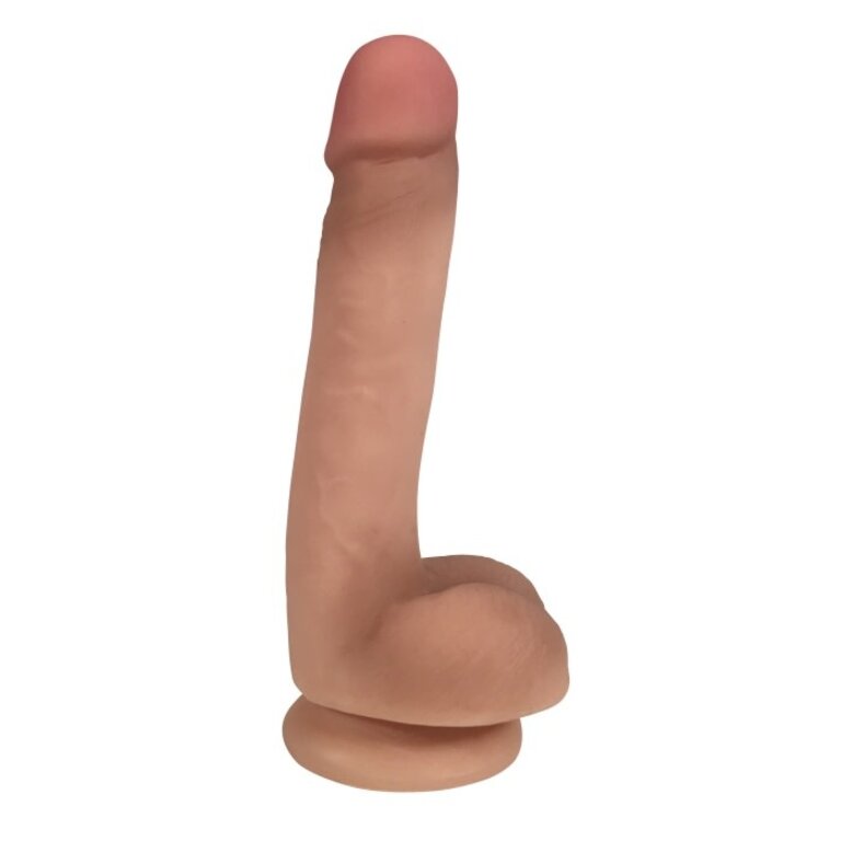 EASY RIDERS EASY RIDERS 7" SLIM BIOSKIN DONG W/ BALLS - VANILLA