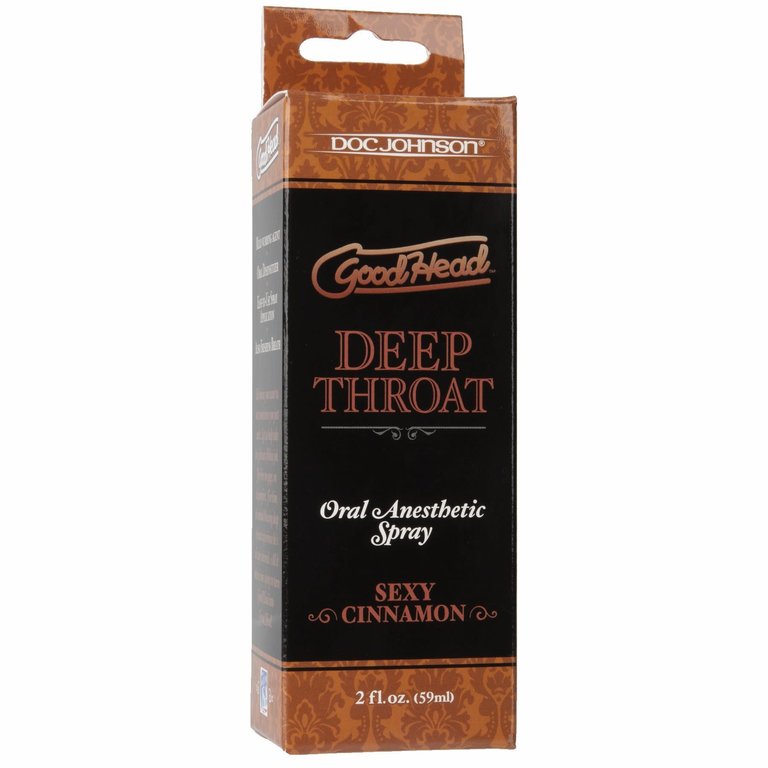 DOC JOHNSON GOODHEAD DEEP THROAT SPRAY CINNAMON