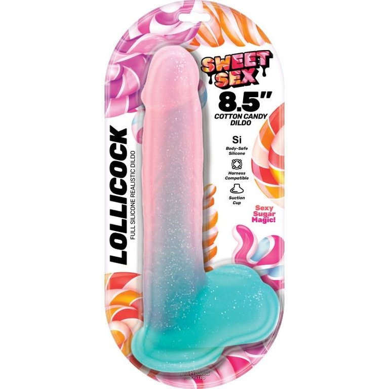 HOTT PRODUCTS SWEET SEX LOLLICOCK 8.5IN DILDO