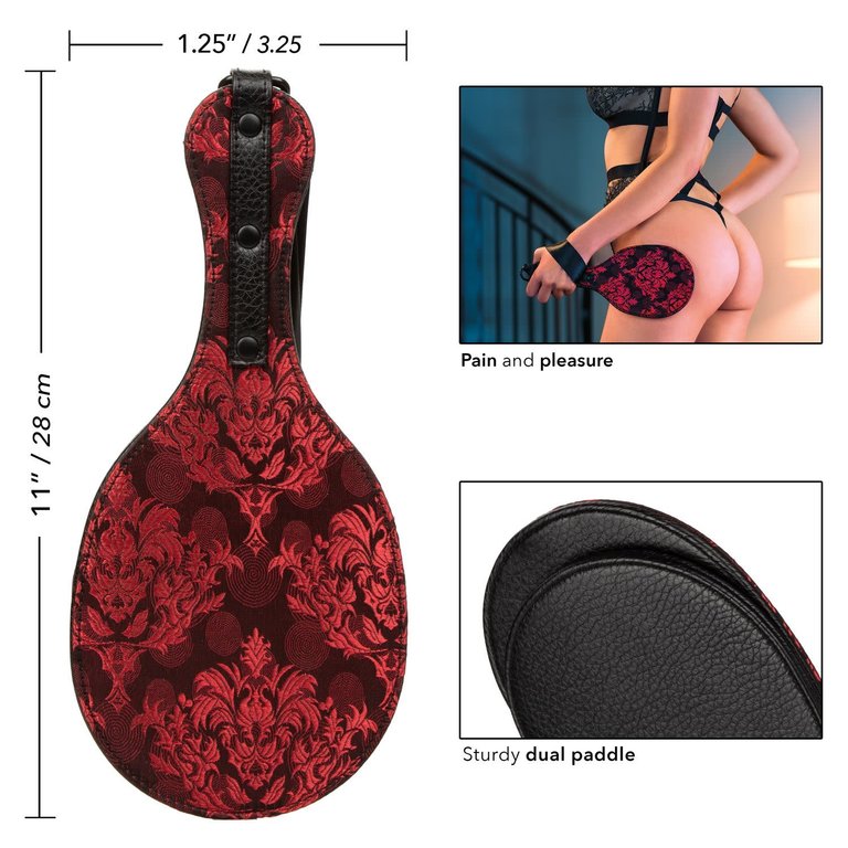 CALIFORNIA EXOTIC SCANDAL ROUND DOUBLE PADDLE