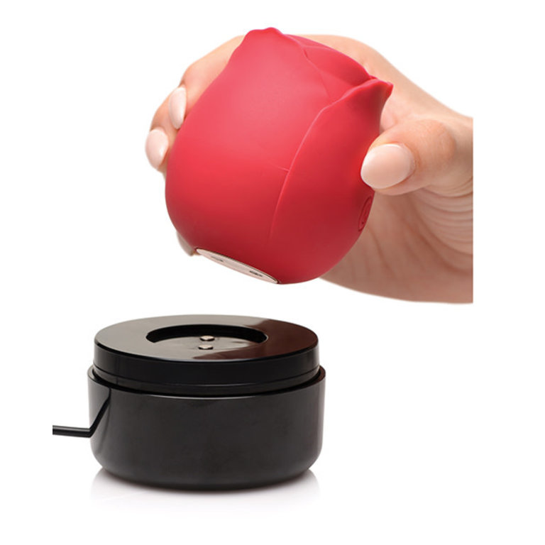 XR BRANDS ROSE 10X CLIT STIMULATOR W/ CASE