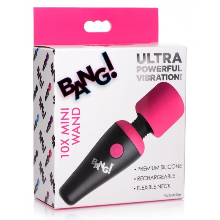 XR BRANDS BG 10X VIBRATING MINI SILICONE WAND