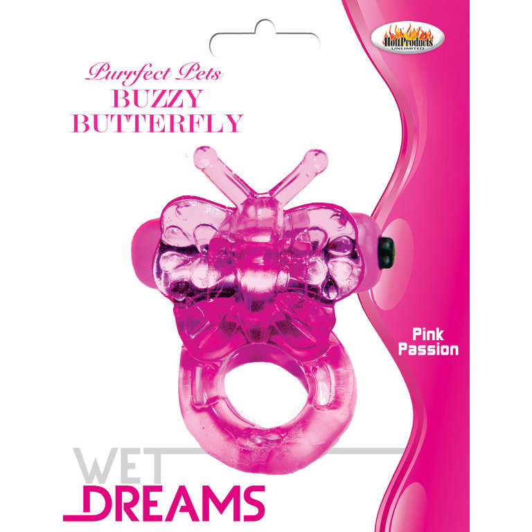 HOTT PRODUCTS PURRFECT PET BUTTERFLY MAGENTA