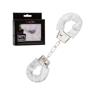 CALIFORNIA EXOTIC PLAYFUL FURRY CUFFS WHITE