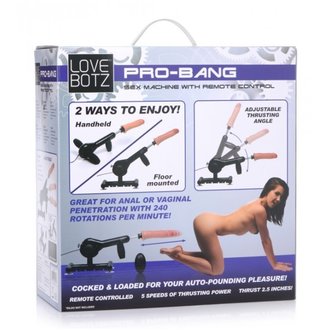 XR BRANDS PRO-BANG SEX MACHINE WITH REMOTE CONTROL