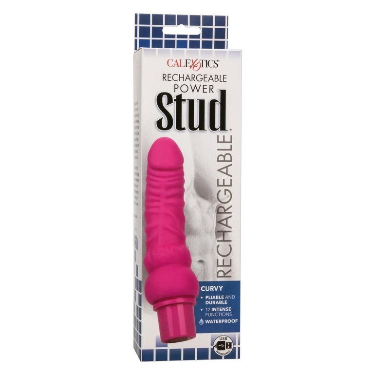 CALIFORNIA EXOTIC RECHARGEABLE POWER STUD CURVY PINK