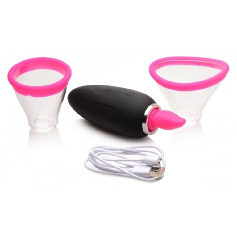 XR BRANDS ICKGASM MINI 10X SILICONE LICKING & SUCKING