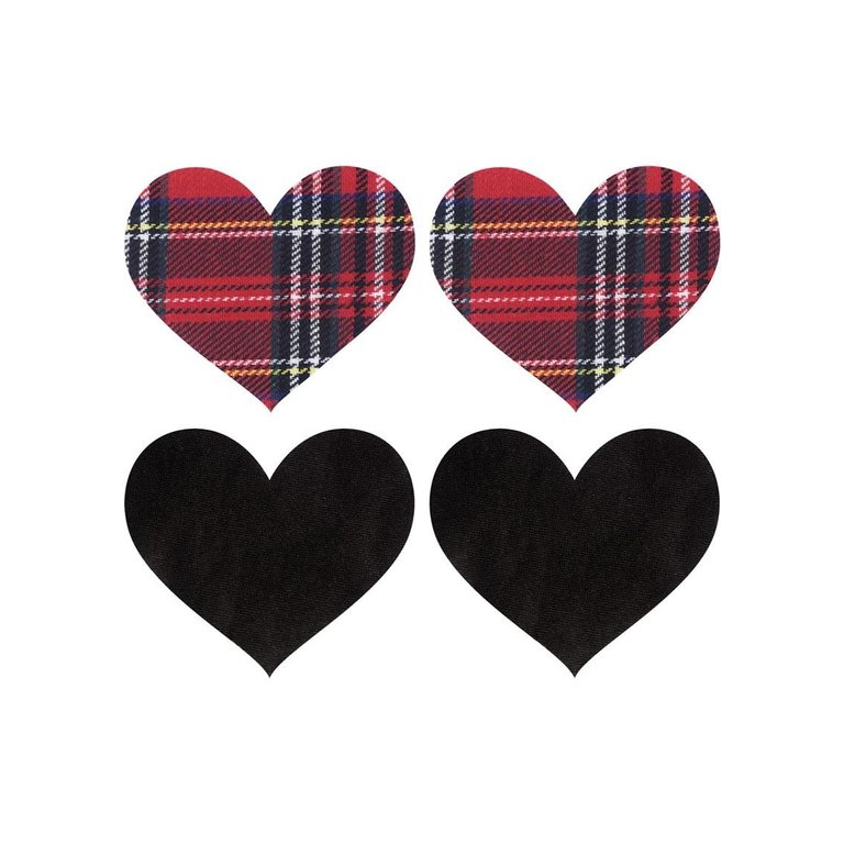 PEEKABOOS SCHOOLGIRL HEARTS PASTIES
