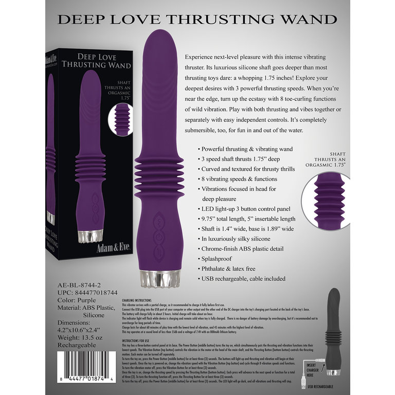 ENVOLVED NOVELTIES DEEP LOVE THRUSTING WAND