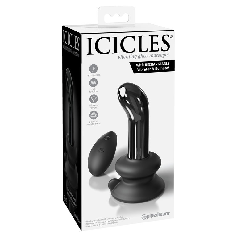 PIPEDREAM ICICLES # 84 RECHARGEABLE P-SPOT PLUG