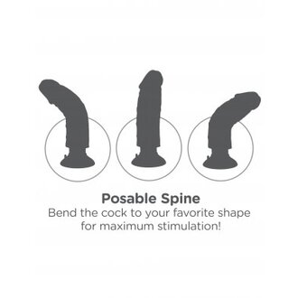 PIPEDREAM KING COCK 9 IN COCK TAN VIBRATING