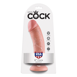 PIPEDREAM KING COCK 8 IN COCK FLESH