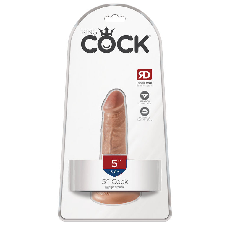 PIPEDREAM KING COCK 5 IN COCK TAN