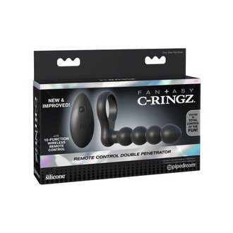 PIPEDREAM C-RINGZ REMOTE DOUBLE PENETRATOR