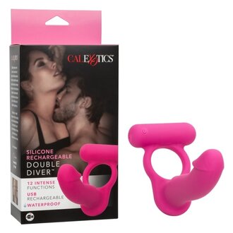 CALIFORNIA EXOTIC SILICONE RECHARGEABLE DOUBLE DIVER