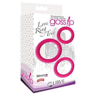 CURVE TOYS GOSSIP LOVE RING TRIO