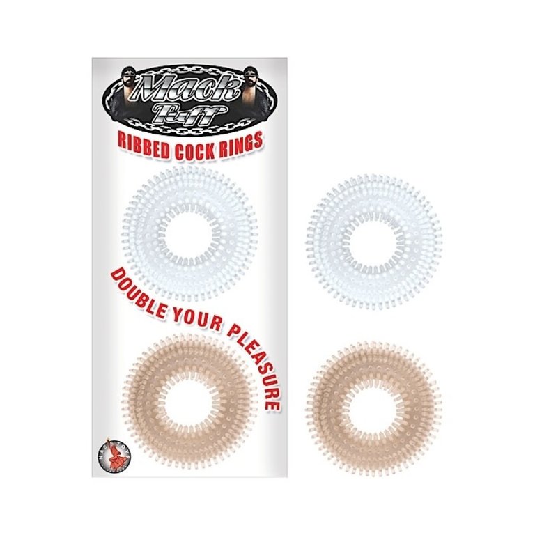 NASS TOYS MACK TUFF RIBBED COCK RINGS