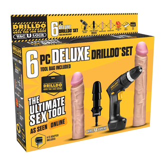 DRILLDO 6PC DELUXE DRILLDO SET