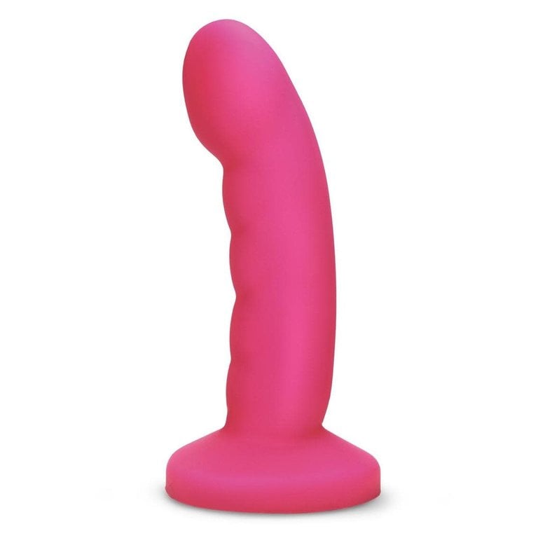 WHIPSMART 6" CURVED RIPPLE REMOTE CONTROL RECHARGEABLE G-SPOT P-SPOT DILDO